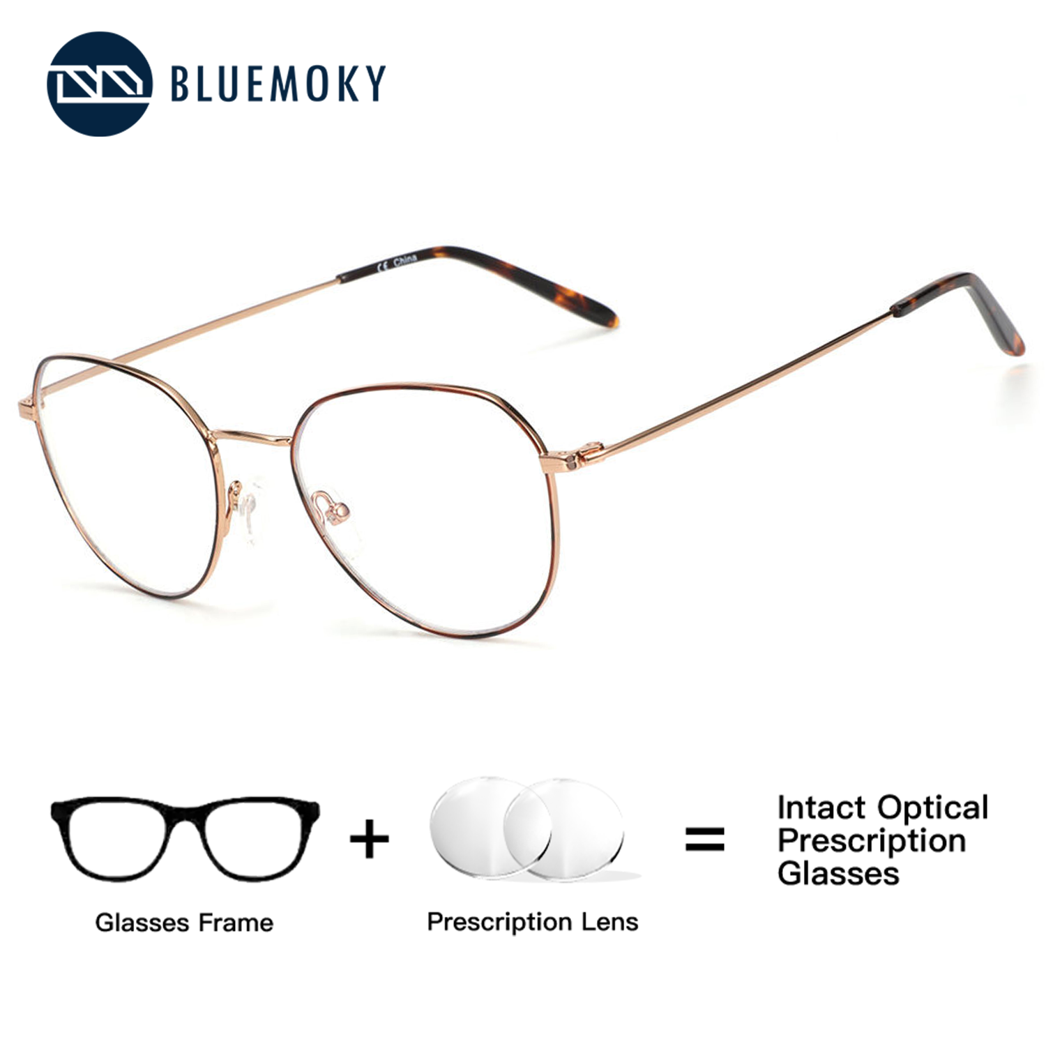 Anti Blue Light Film - Óculos de prescrição personalizados circulares de