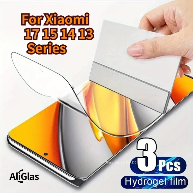 Flexible Tpu Film - 3 Películas de Hidrogel para Xiaomi
