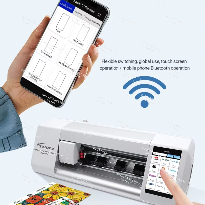 Screen Protector Cutter - TuoLi Personalizado Branco Mini Telefone Móvel