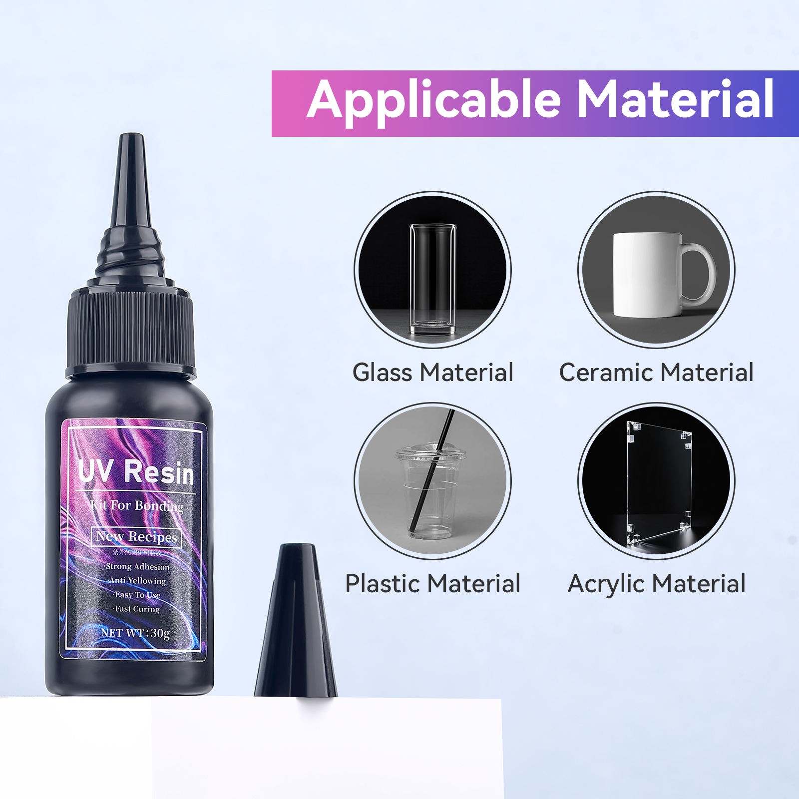 Liquid Uv Glue Kit - Kit de cola de soldagem de