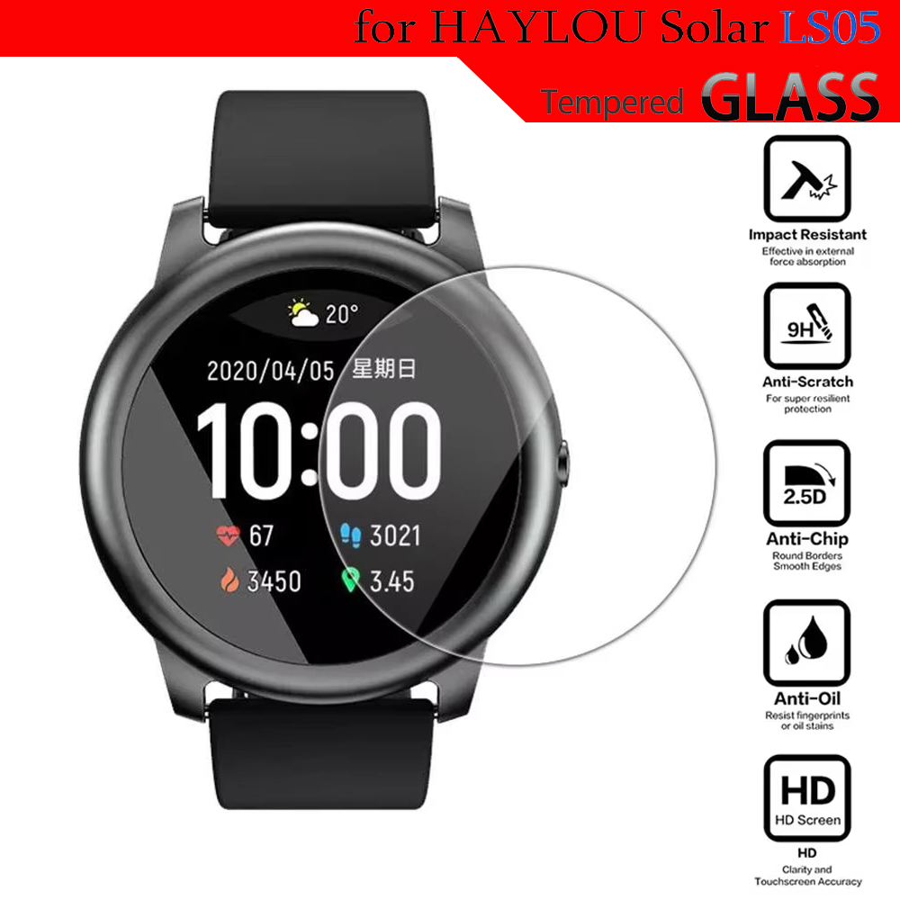 Smartwatch Screen Film - Vidro temperado para haylou solar ls05,