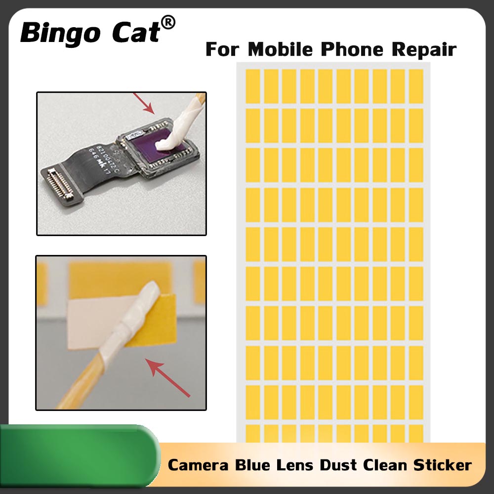 Dust Removal Sticker - Câmera Traseira Azul Lente Poeira Limpa