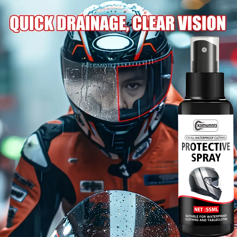 Nano Liquid Coating - Spray antiembaçante para capacete de motocicleta