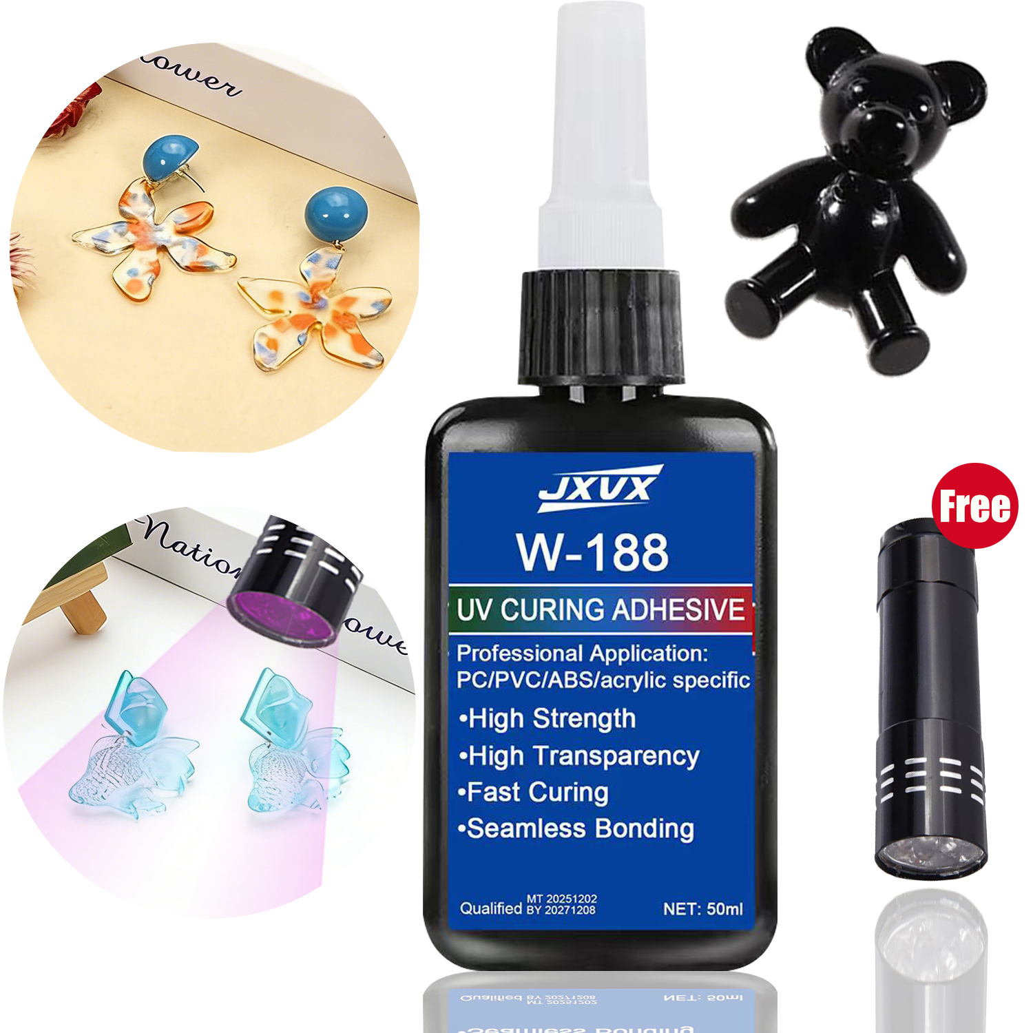 Liquid Uv Glue Kit - Kits de resina UV de 50