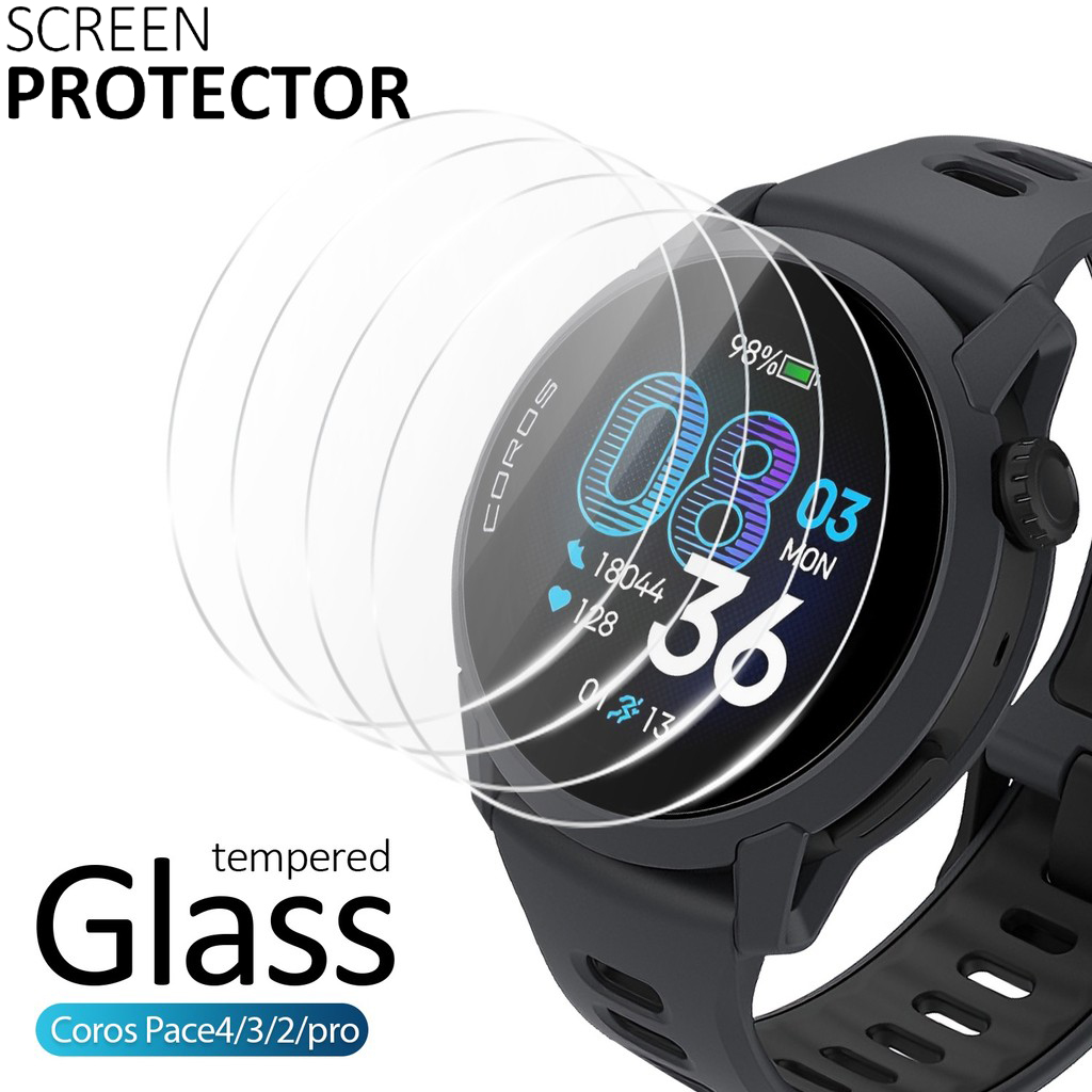 Tempered Glass Screen 9H - Protetores de Tela para Relógio 2Pcs