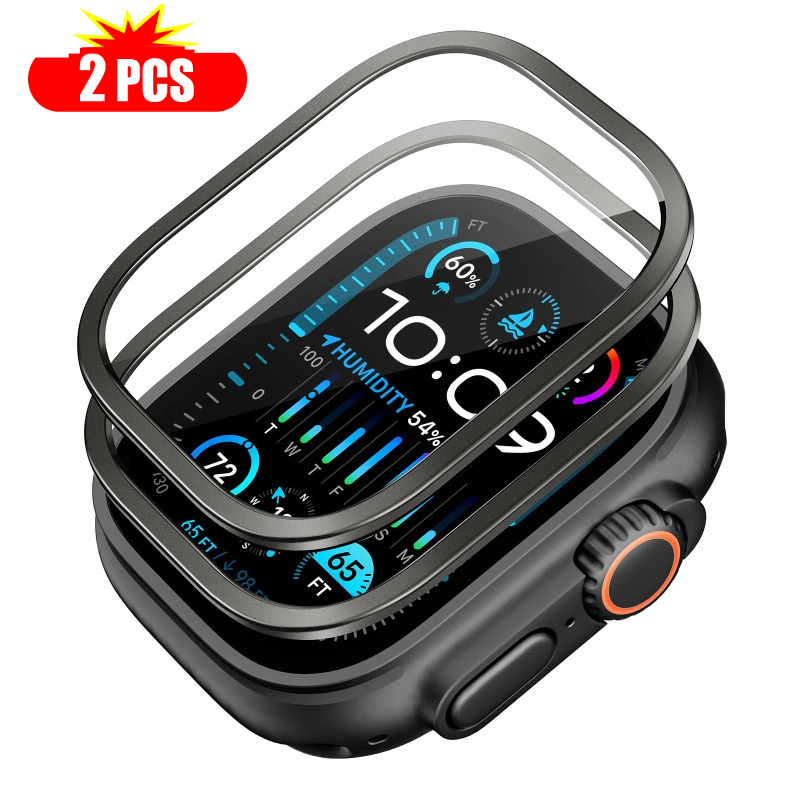 Smartwatch Screen Film - 2 pçs vidro temperado para apple