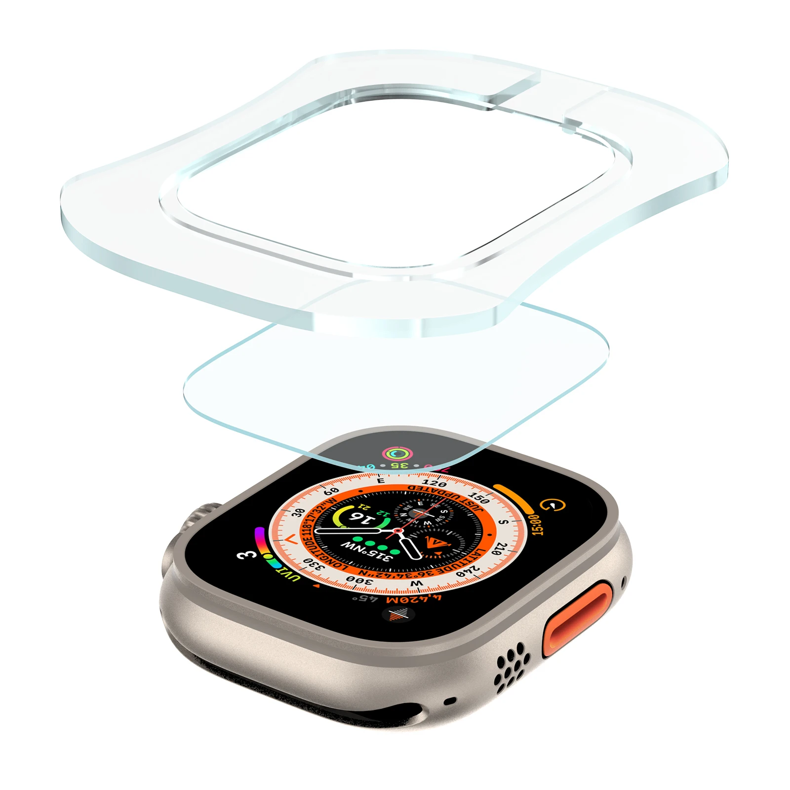 Screen Alignment Tool - Vidro temperado para apple watch ultra