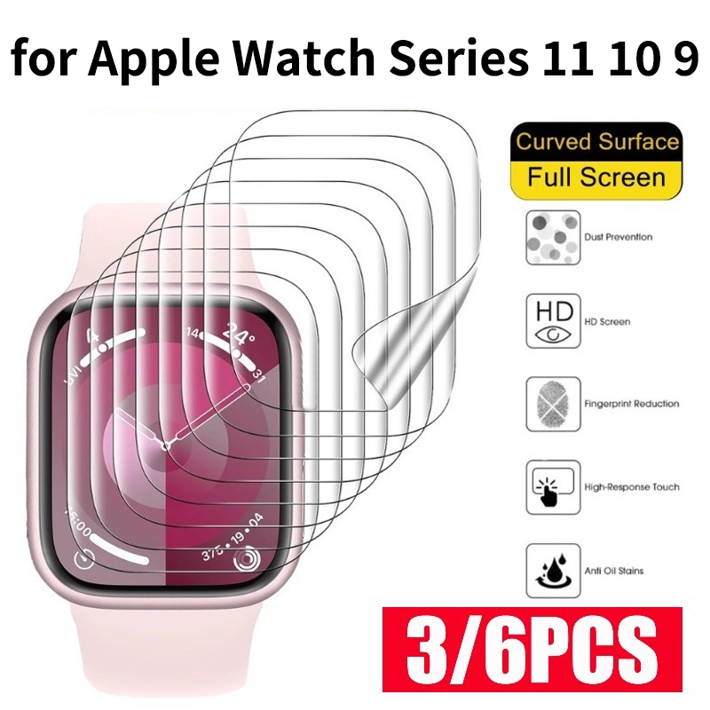 Smartwatch Screen Film - Filme Protetor de Tela (6 Peças)