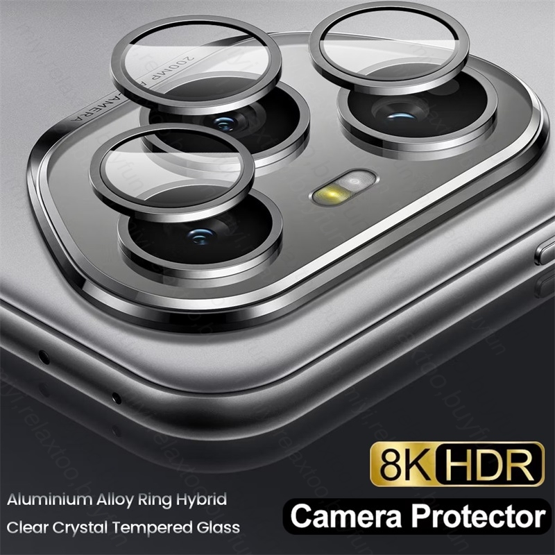 Tempered Glass Screen 9H - Protetor de Câmera com Anel de