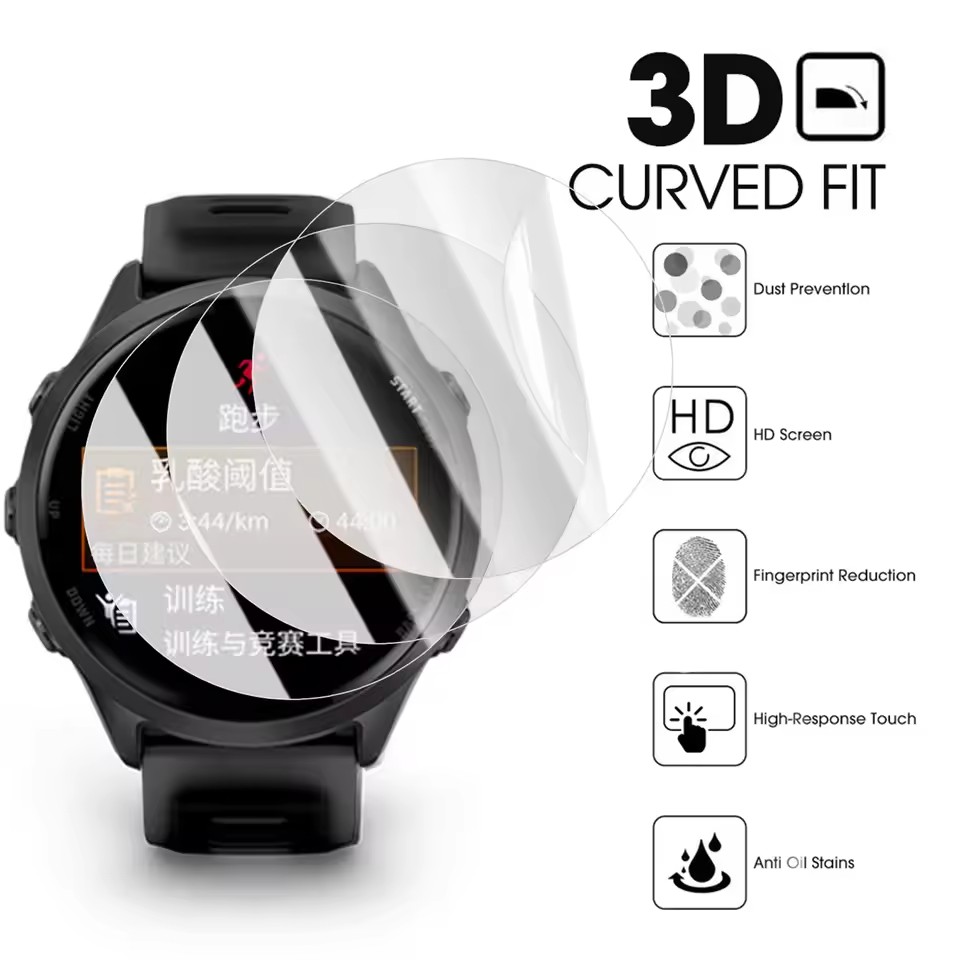 1-3 Peças de Película de Hidro - Smartwatch Screen Film avaliação e preço