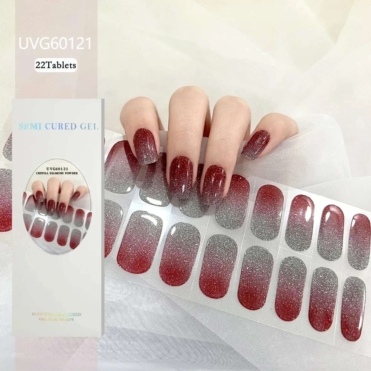 16/18/20 dicas de unhas de gel - Full Cover Adhesive avaliação e preço