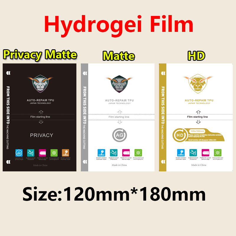 50 pçs hd fosco privacidade fo - Flexible Tpu Film avaliação e preço