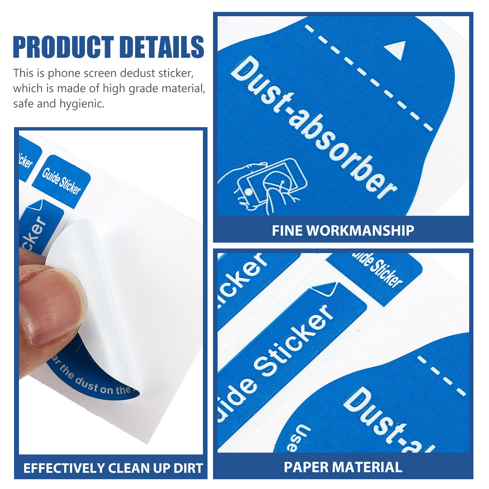200 Adesivos para Remoção de P - Dust Removal Sticker avaliação e preço