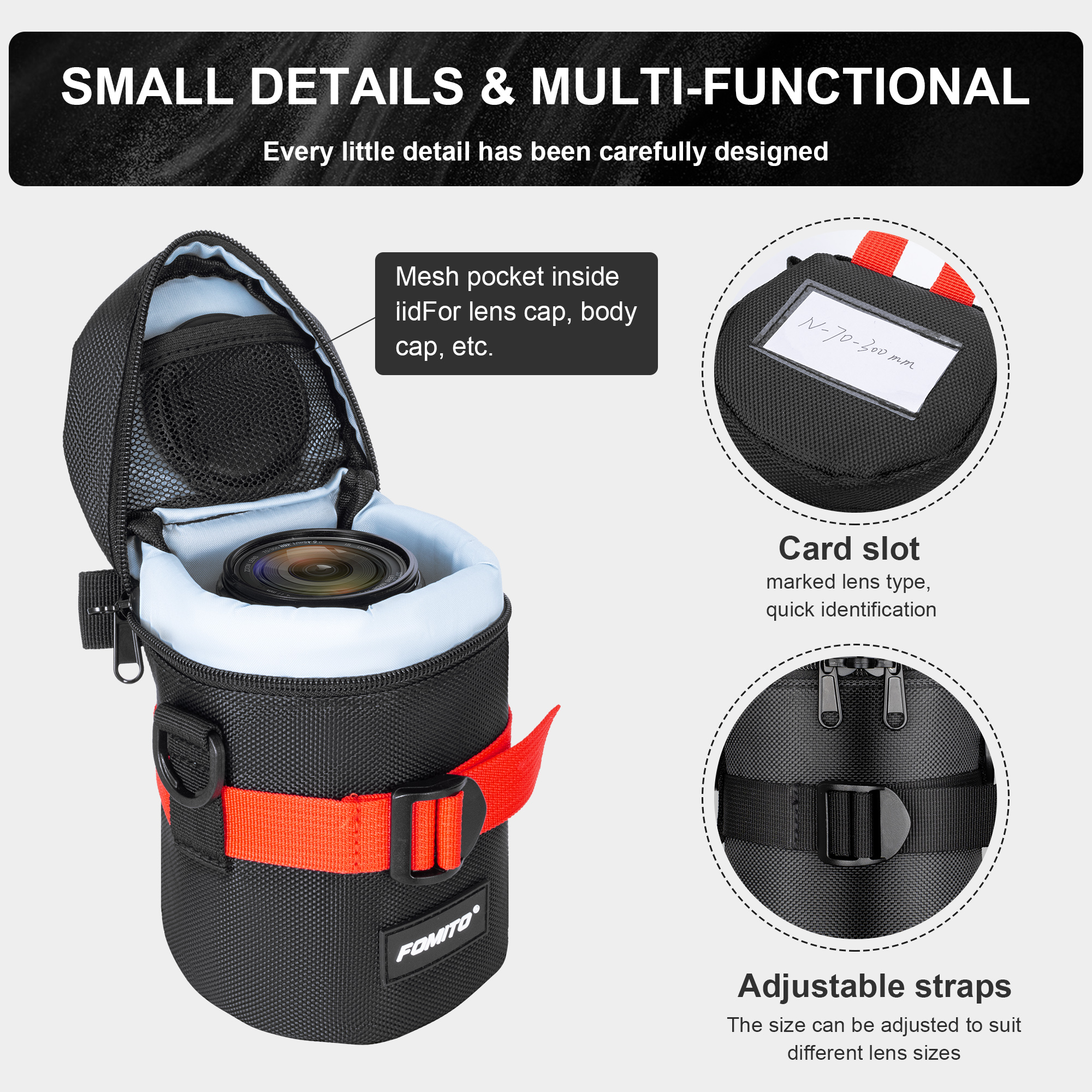 Bolsa para Lentes de Câmera FO - Camera Lens Protector avaliação e preço