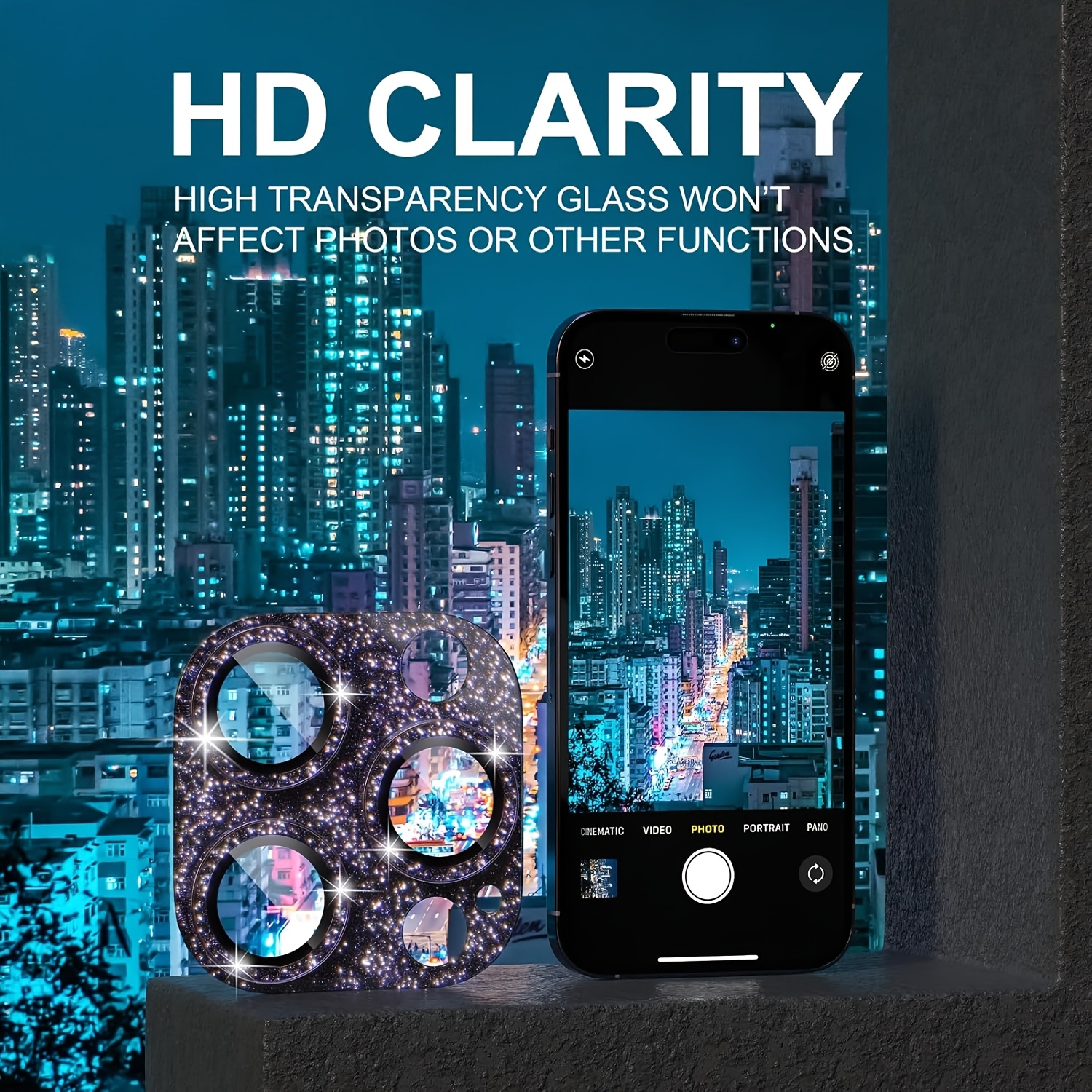 1 peça protetor de lente de câ - Tempered Glass Screen 9H avaliação e preço