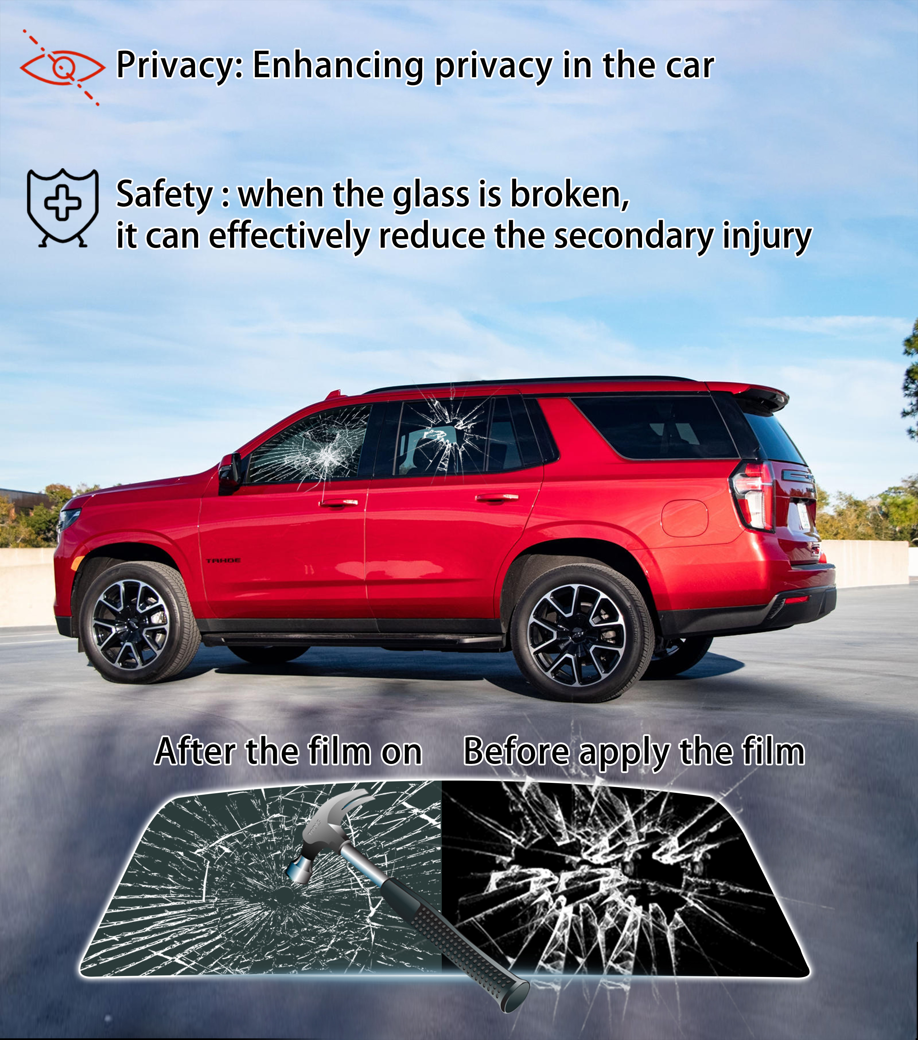 Matiz de janela pré-cortada pa - Privacy Screen Protector avaliação e preço