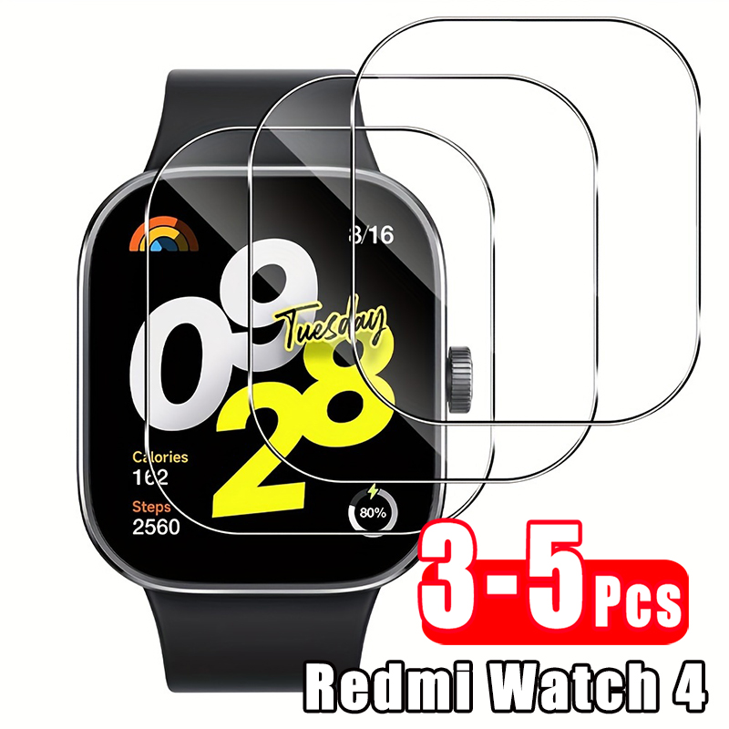 3-5 pçs vidro temperado premiu - Smartwatch Screen Film avaliação e preço
