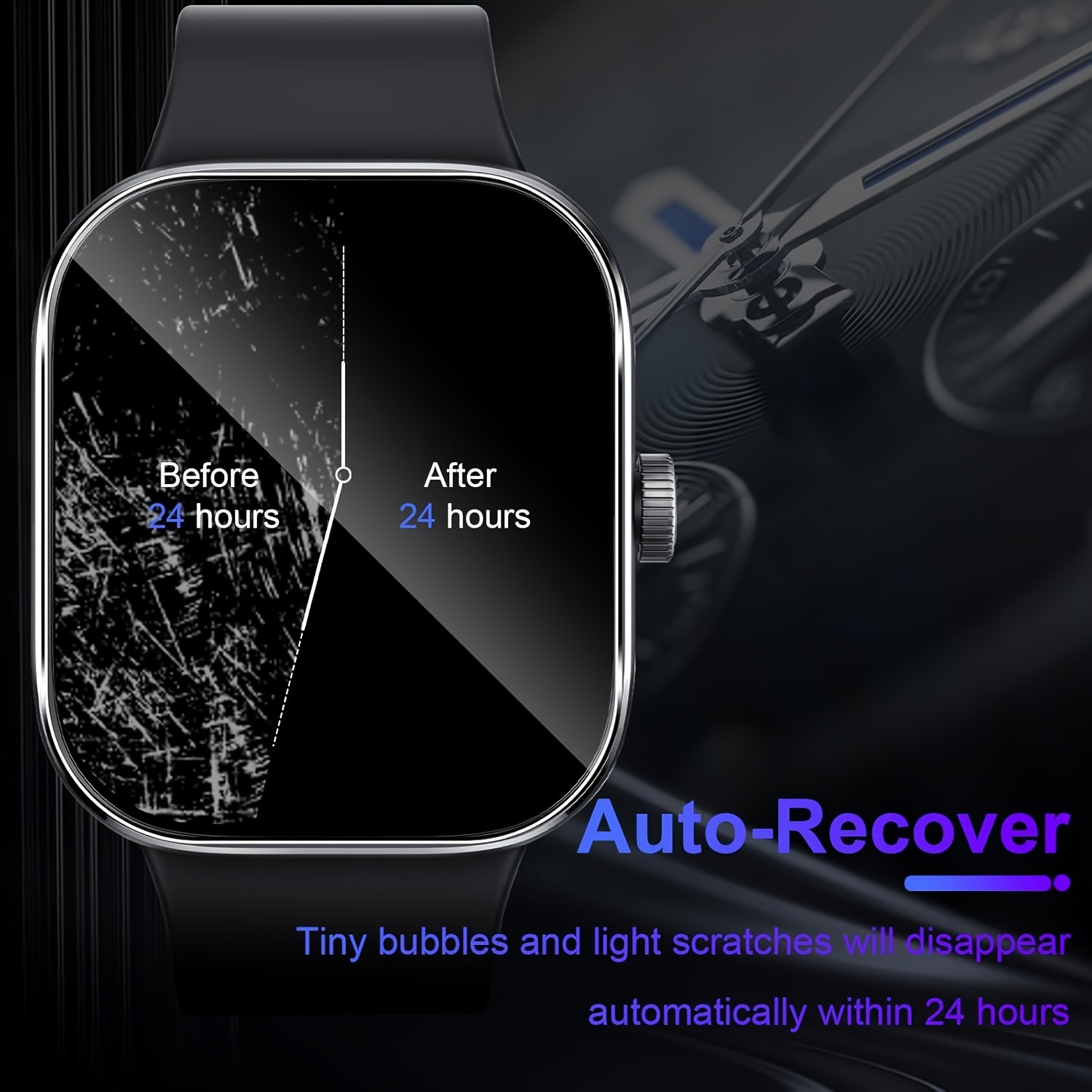 3-5 pçs vidro temperado premiu - Smartwatch Screen Film avaliação e preço