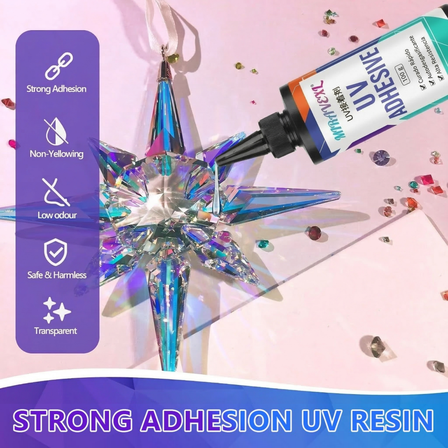 Kit de Resina UV Aprimorado co - Liquid Uv Glue Kit avaliação e preço