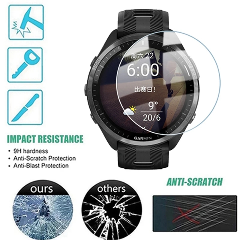 Vidro temperado para garmin fo - Tempered Glass Screen 9H avaliação e preço