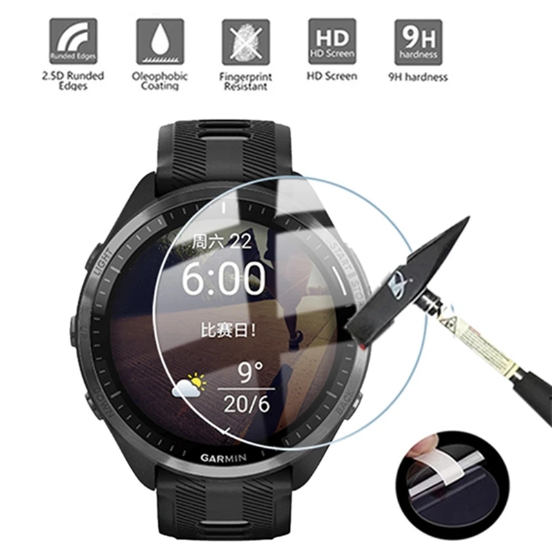 Vidro temperado para garmin fo - Tempered Glass Screen 9H avaliação e preço