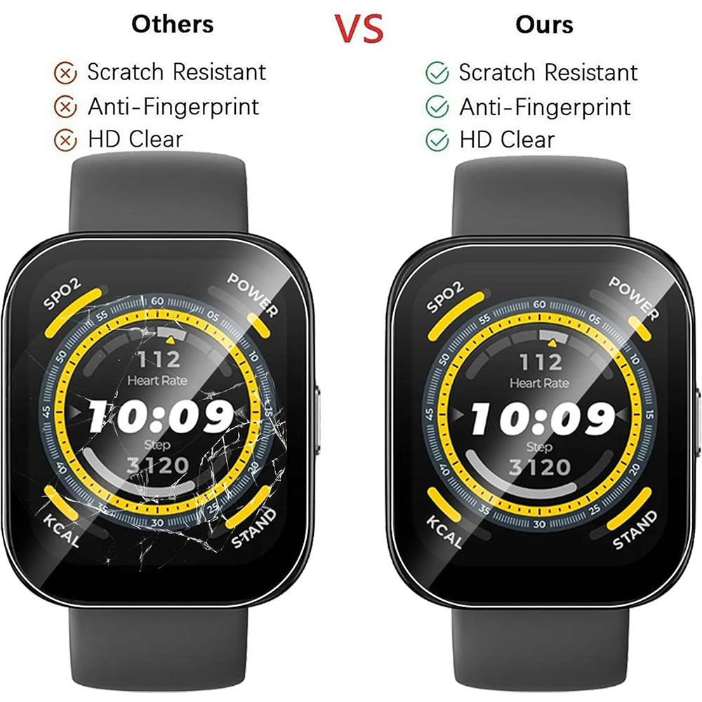 3 pçs claro hd filme protetor  - Smartwatch Screen Film avaliação e preço