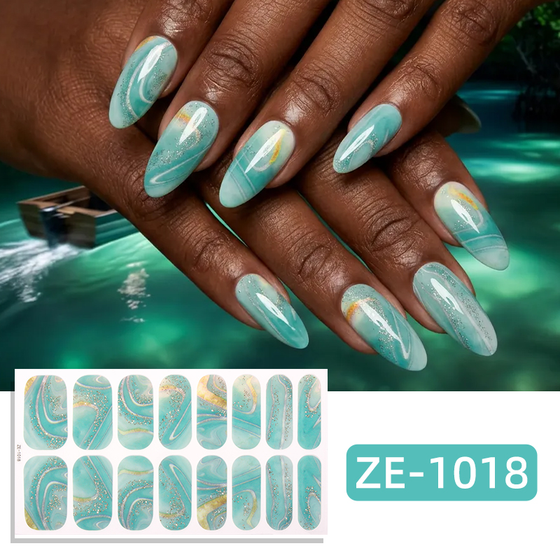 Adesivos de Unha com Glitter e - Full Cover Adhesive avaliação e preço