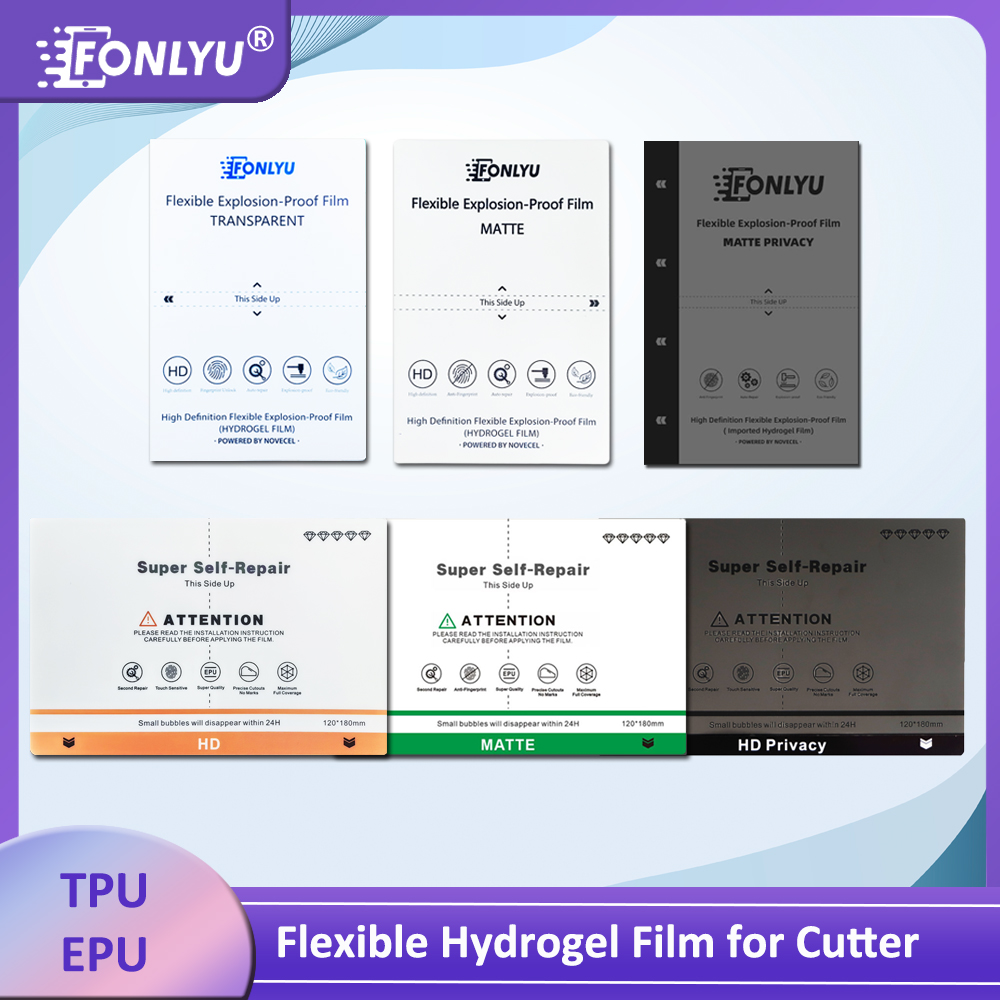 Fonlyu 50pc universal hd fosco - Screen Protector Cutter avaliação e preço
