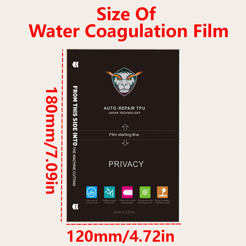 5/25/50/100 pces privacidade f - Flexible Tpu Film avaliação e preço