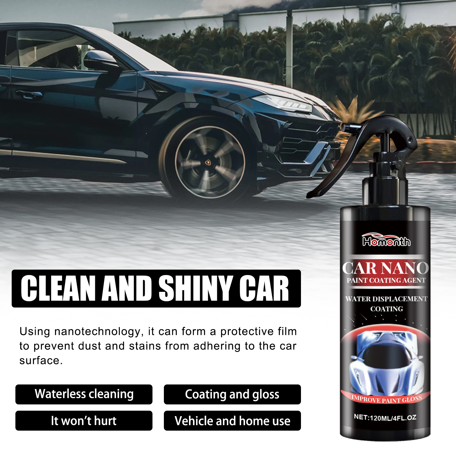 Spray de Revestimento Cerâmico - Nano Liquid Coating avaliação e preço