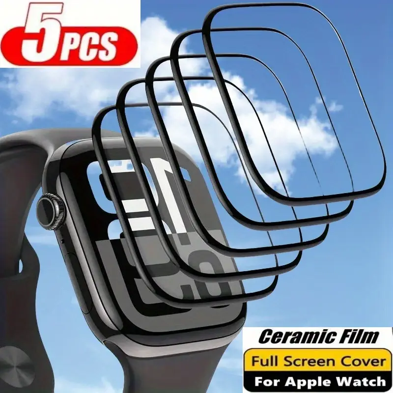 1-5 pces filme anti-risco para - Smartwatch Screen Film avaliação e preço