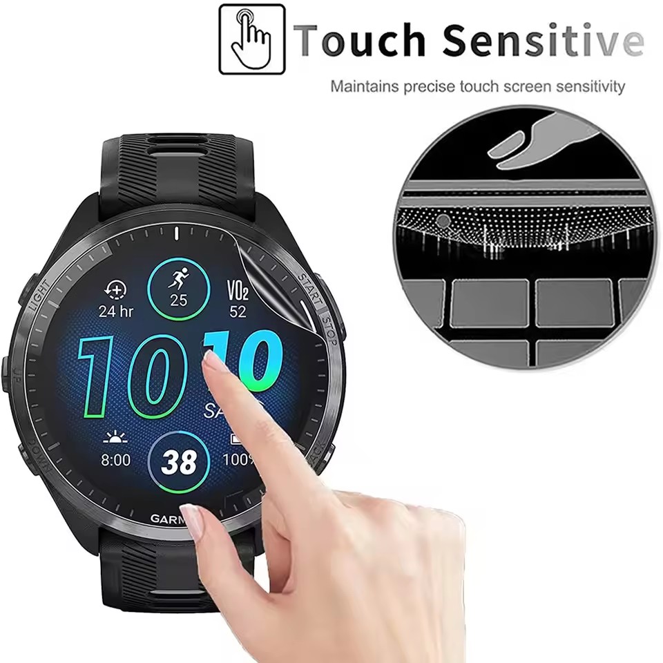 3 pçs macio hd hidrogel pelícu - Smartwatch Screen Film avaliação e preço