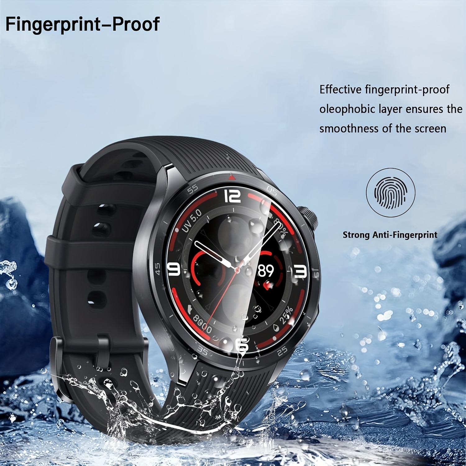 3 pçs 9h protetor de tela de v - Smartwatch Screen Film avaliação e preço