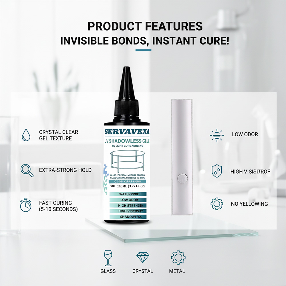 SERVAVEXA Kit de Adesivo UV de - Liquid Uv Glue Kit avaliação e preço