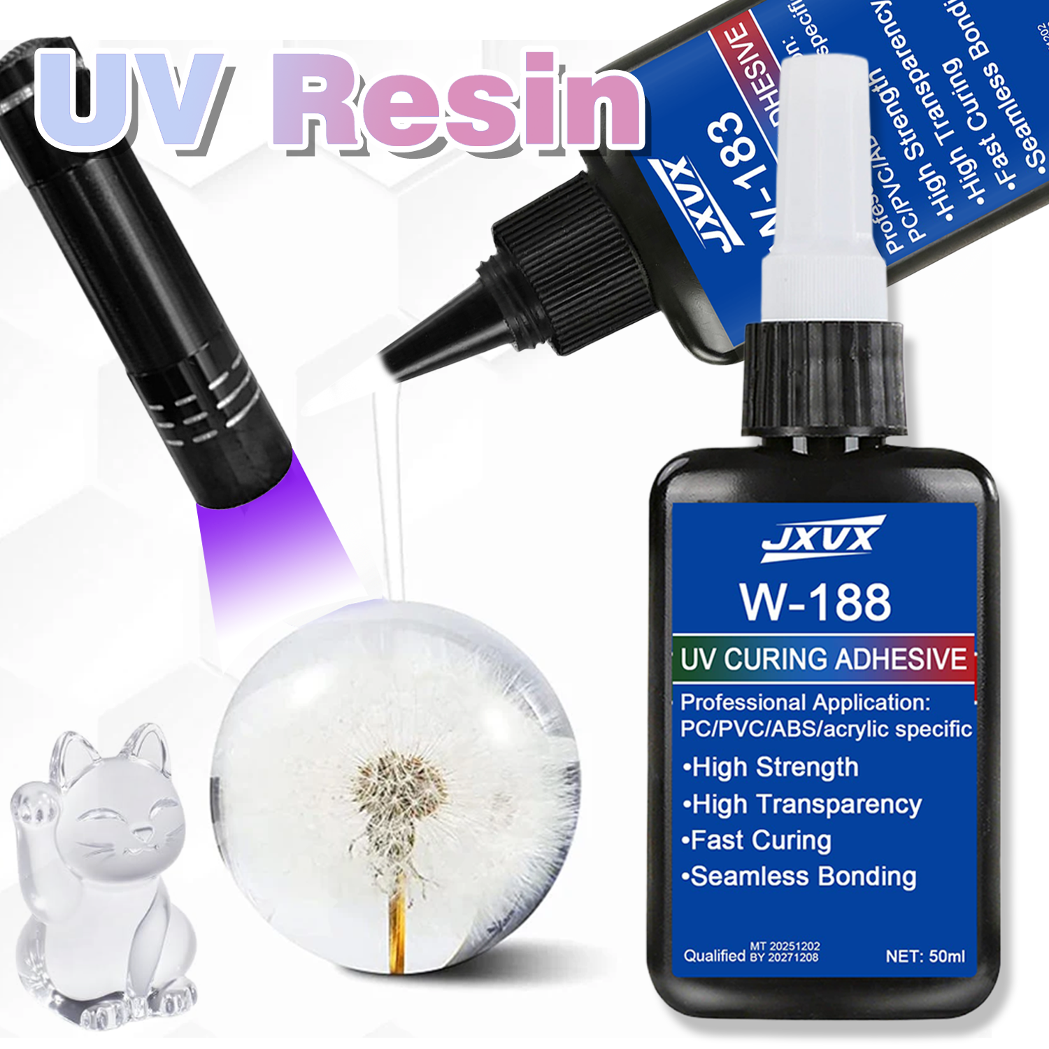 Kits de Resina UV de 50ml com  - Liquid Uv Glue Kit avaliação e preço