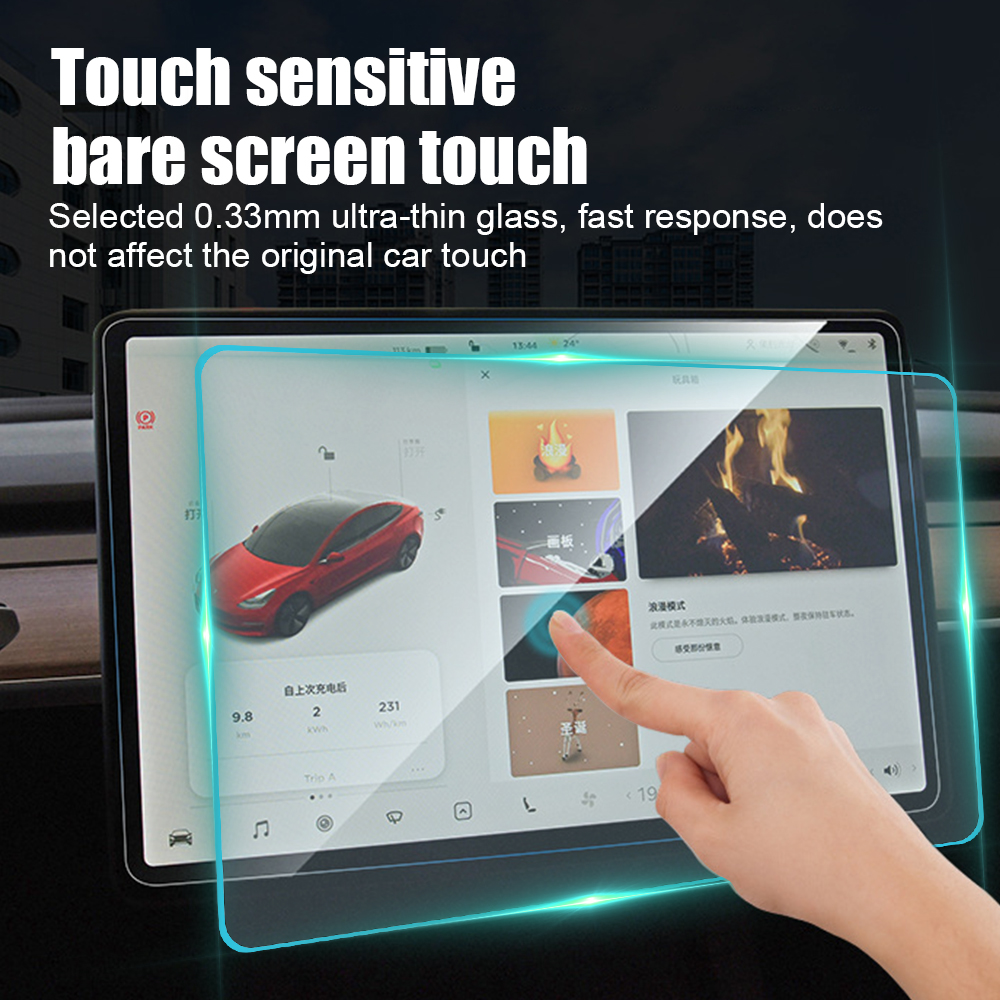 Para tesla modelo 3/y 2021 fos - Matte Anti Glare Screen avaliação e preço